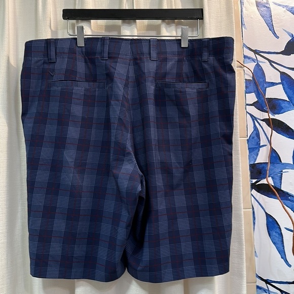 Men’s Callaway Plaid Polyester and Spandex Golf Shorts Size 40 - Picture 4 of 8